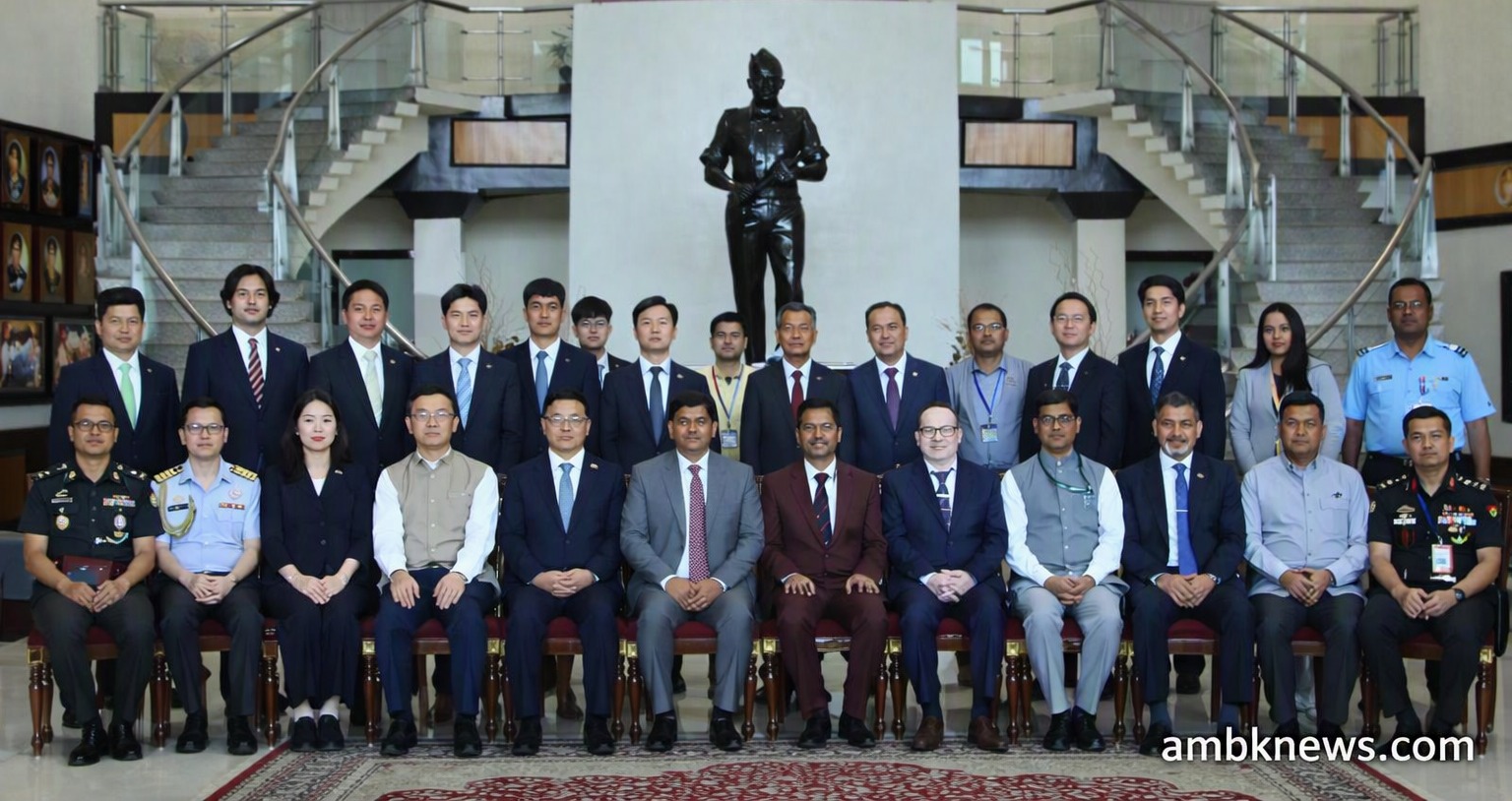 Indian and South Korean defence officials during bilateral meeting in New Delhi